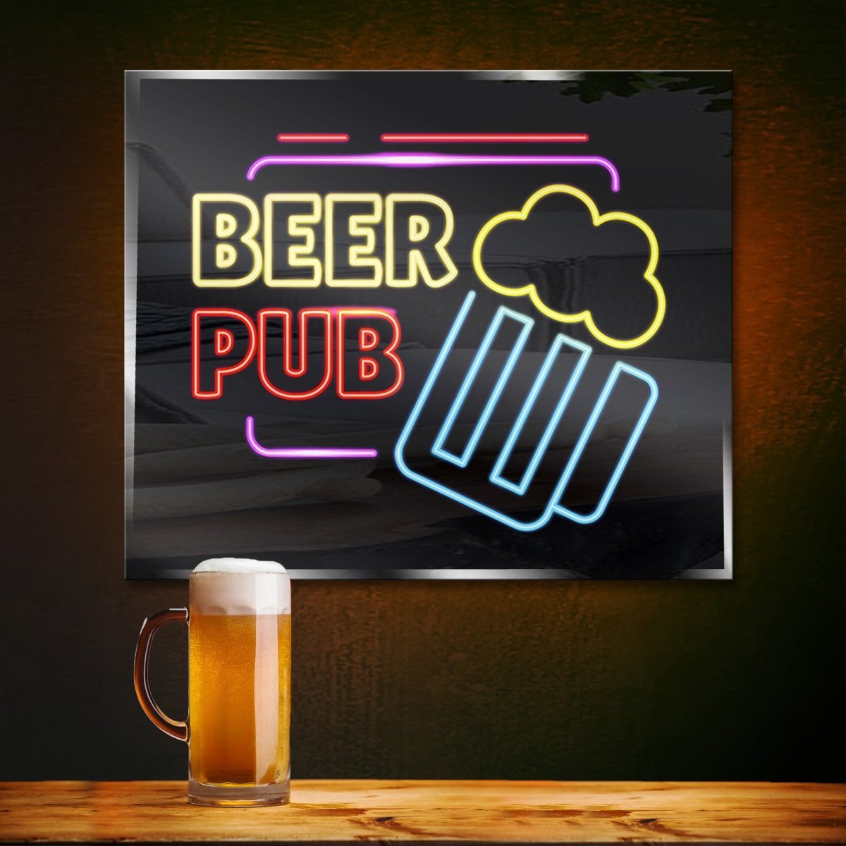 Personalized Neon Sign Beer Pub - madaboutneon
