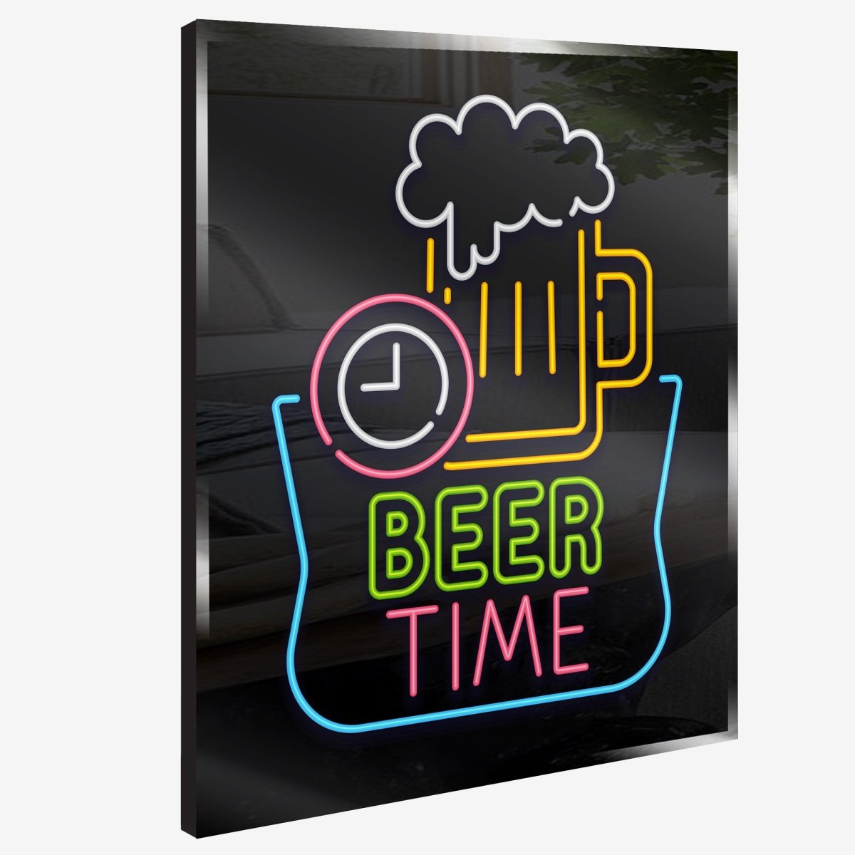 Personalized Neon Sign Beer Time - madaboutneon