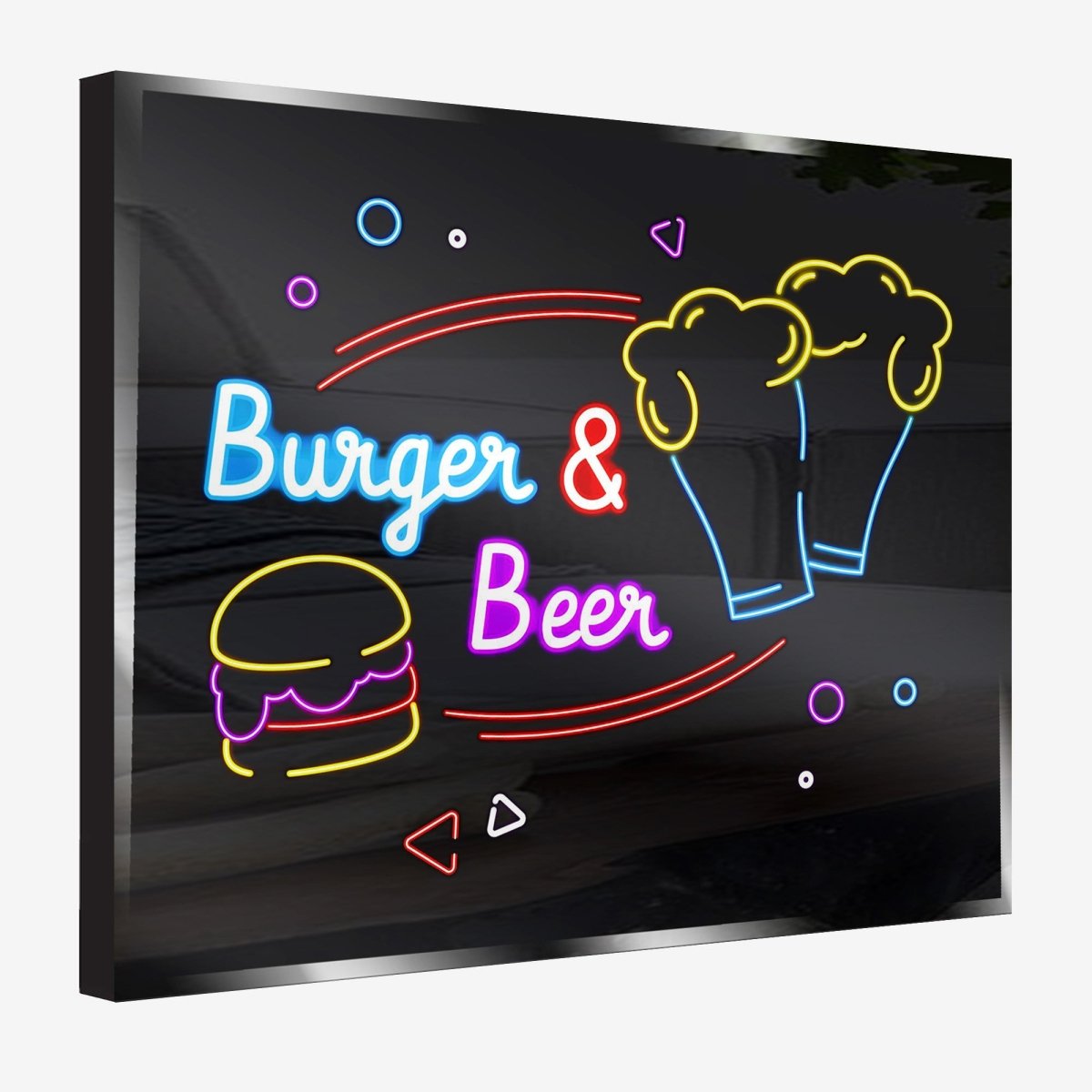 Personalized Neon Sign Burger & Beer - madaboutneon