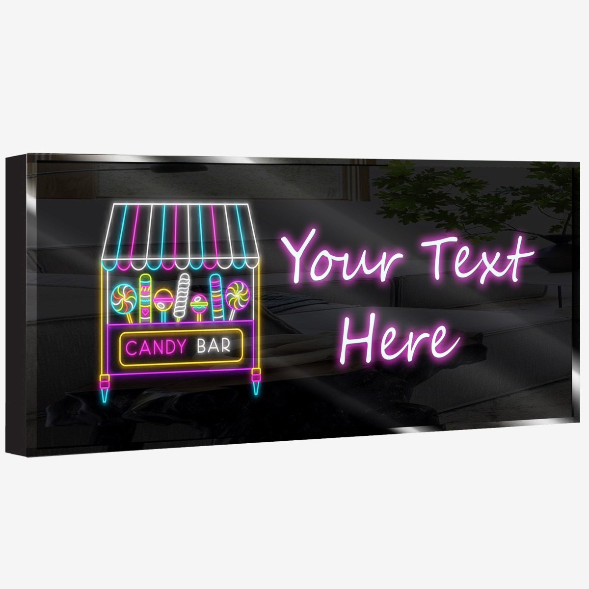 Personalized Neon Sign Candy Bar - madaboutneon