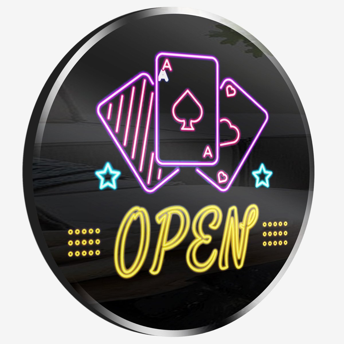 Personalized Neon Sign Cards Open - madaboutneon