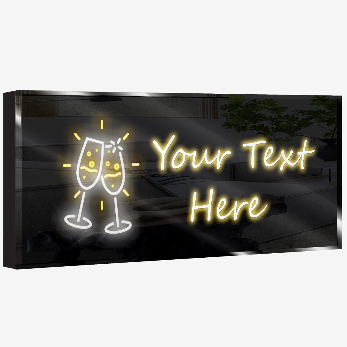 Personalized Neon Sign Champagne - madaboutneon