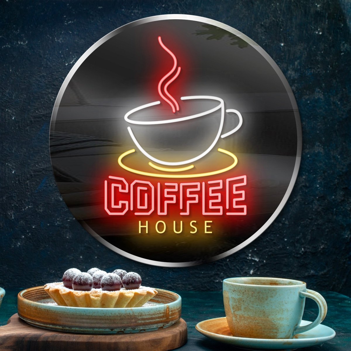 Personalized Neon Sign Coffee House 7 - madaboutneon