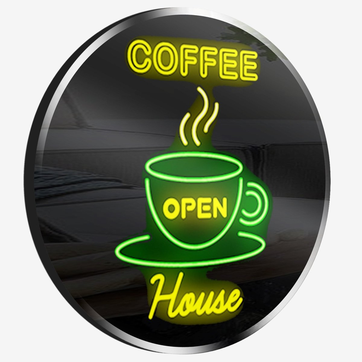 Personalized Neon Sign Coffee House Open - madaboutneon