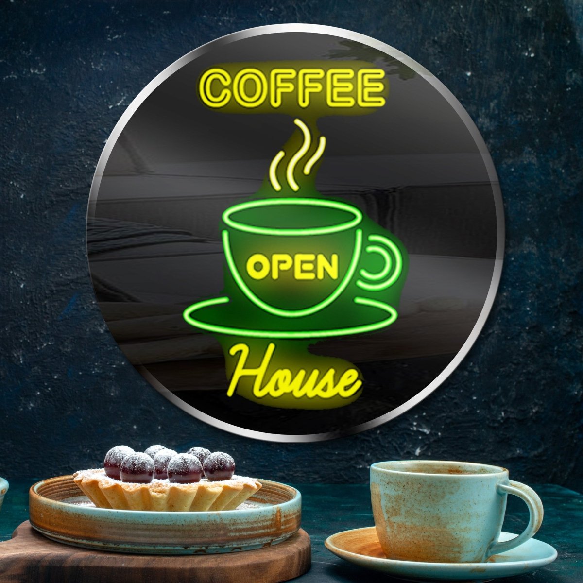 Personalized Neon Sign Coffee House Open - madaboutneon