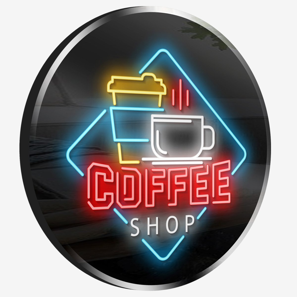 Personalized Neon Sign Coffee Shop 55 - madaboutneon