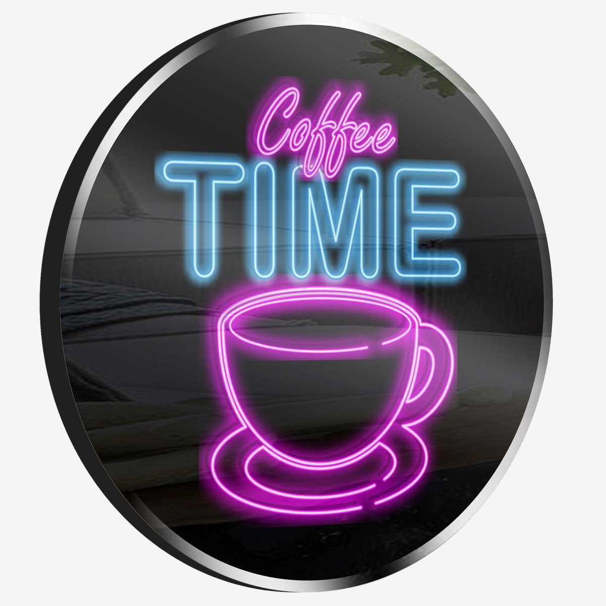Personalized Neon Sign Coffee Time - madaboutneon