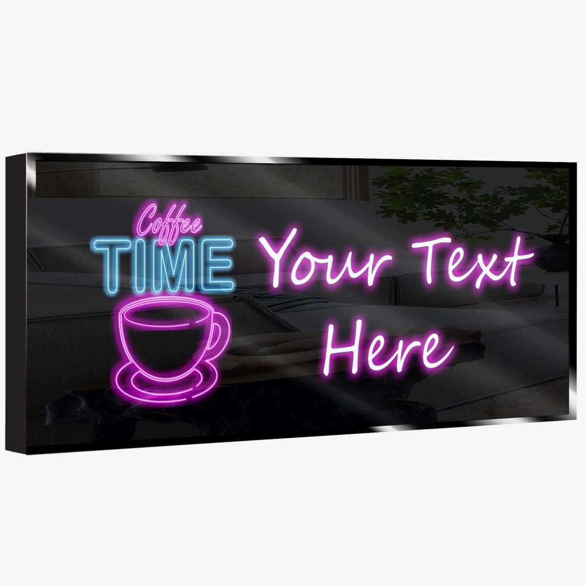Personalized Neon Sign Coffee Time - madaboutneon