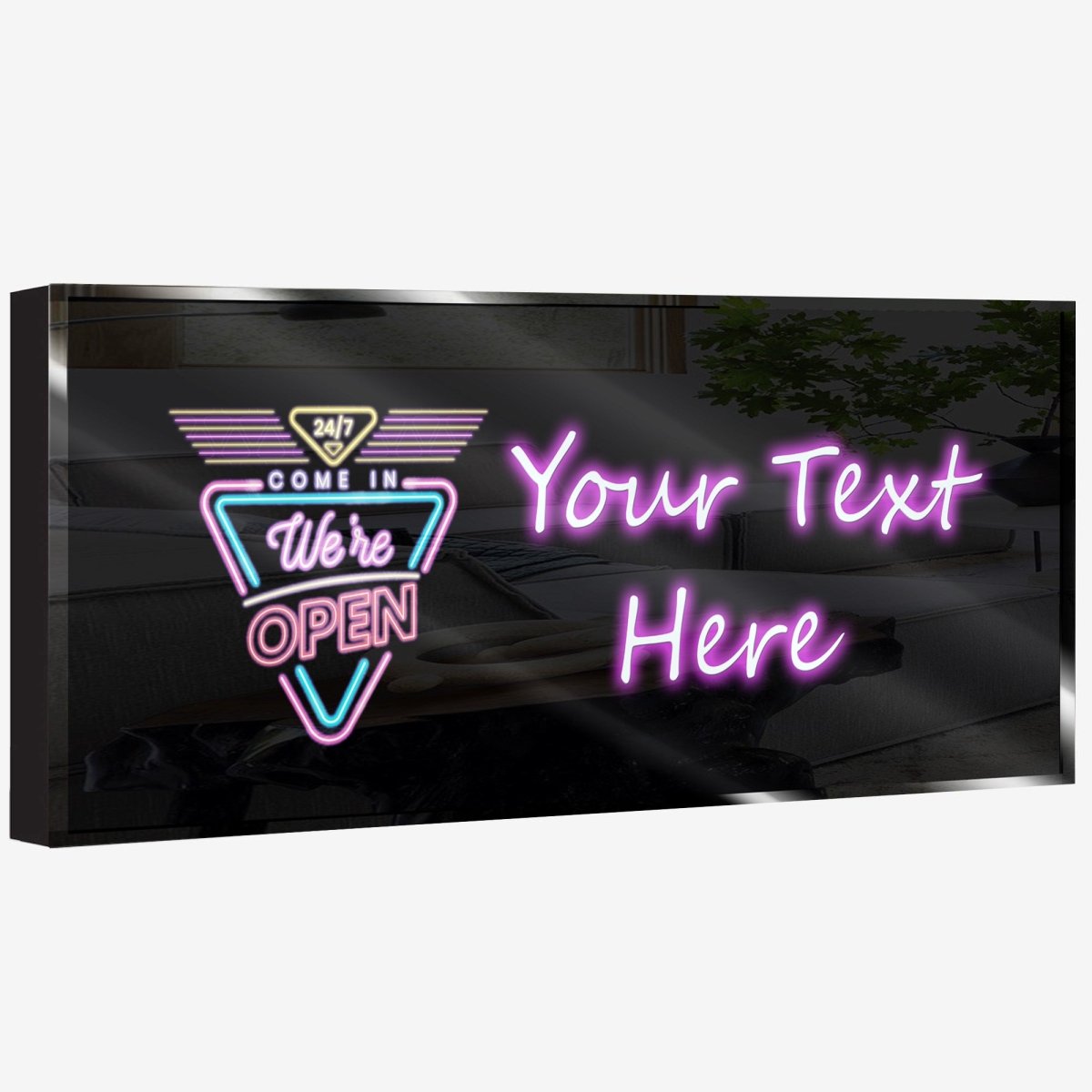 Personalized Neon Sign Come In Were Open - madaboutneon