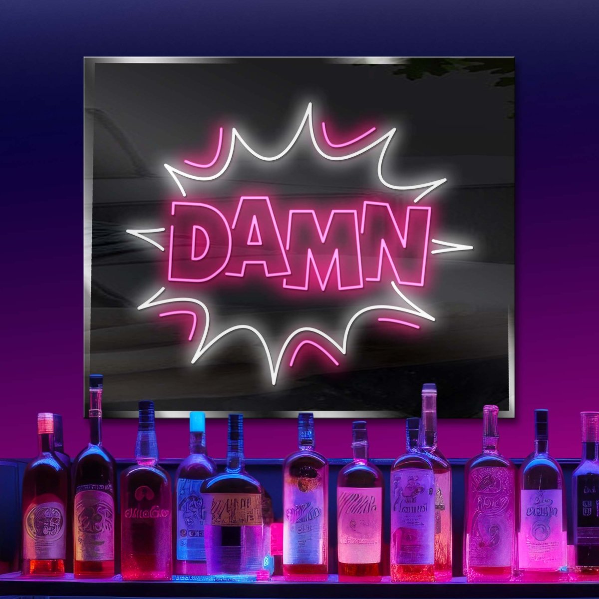 Personalized Neon Sign Damn - madaboutneon