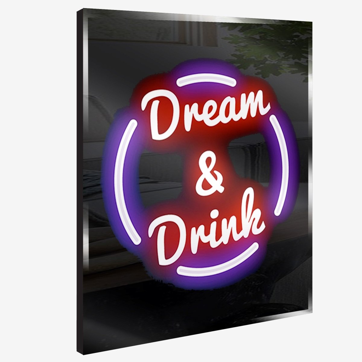 Personalized Neon Sign Dream and Drink - madaboutneon