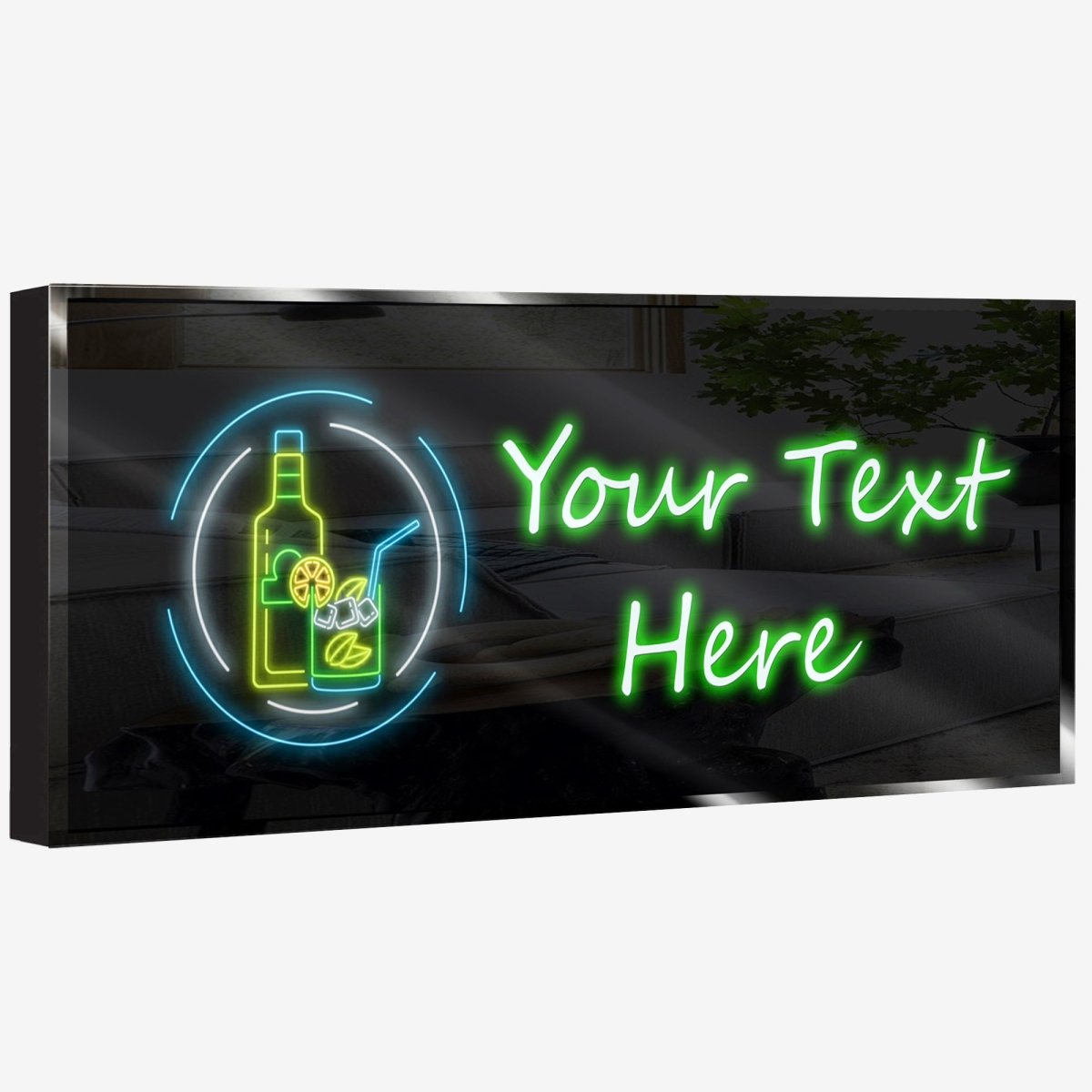 Personalized Neon Sign Drink and Bottle - madaboutneon