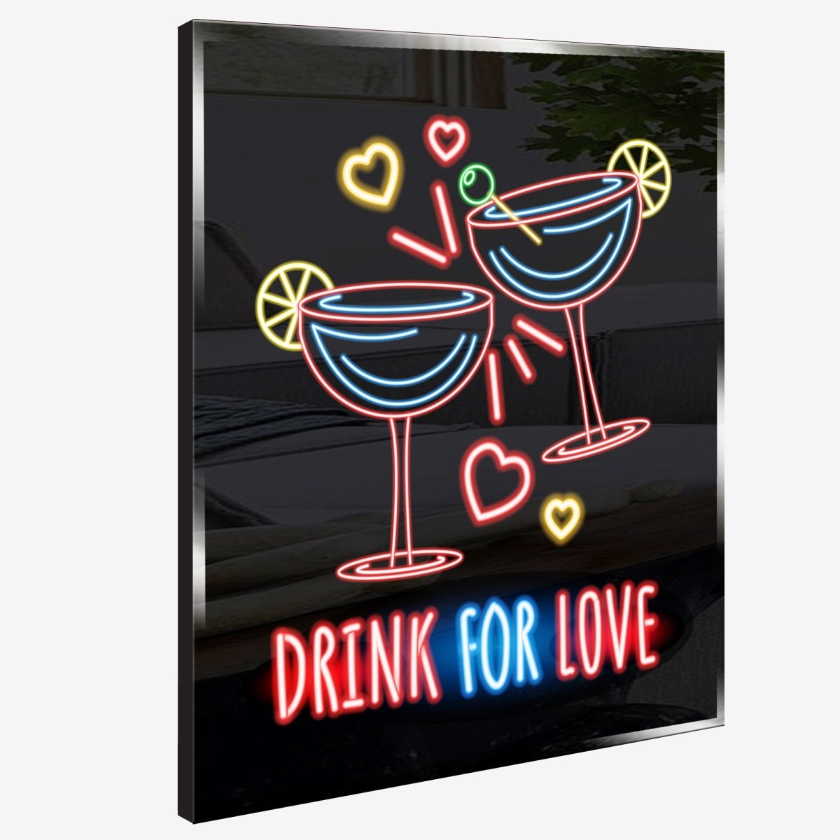 Personalized Neon Sign Drink for Love - madaboutneon