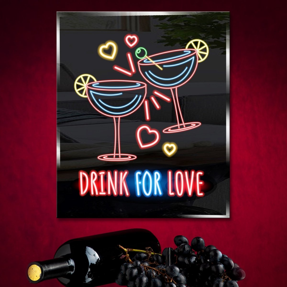 Personalized Neon Sign Drink for Love - madaboutneon