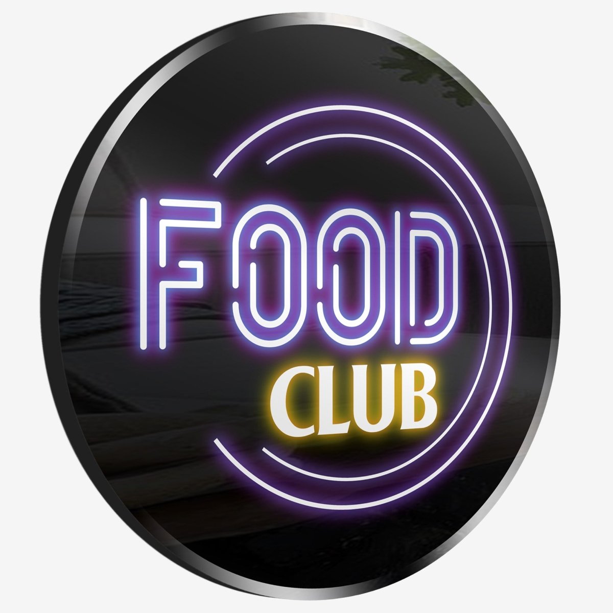 Personalized Neon Sign Food Club - madaboutneon