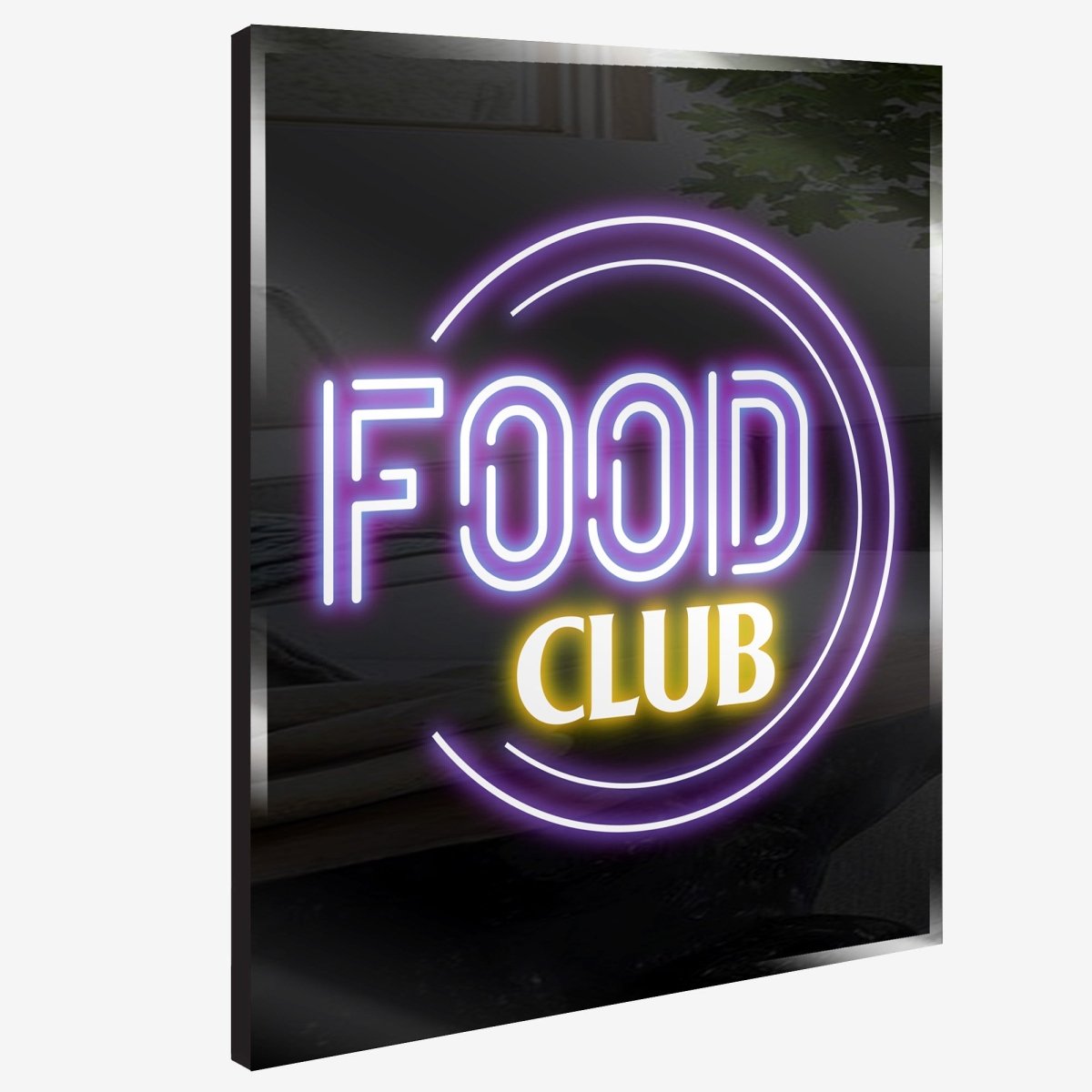 Personalized Neon Sign Food Club - madaboutneon