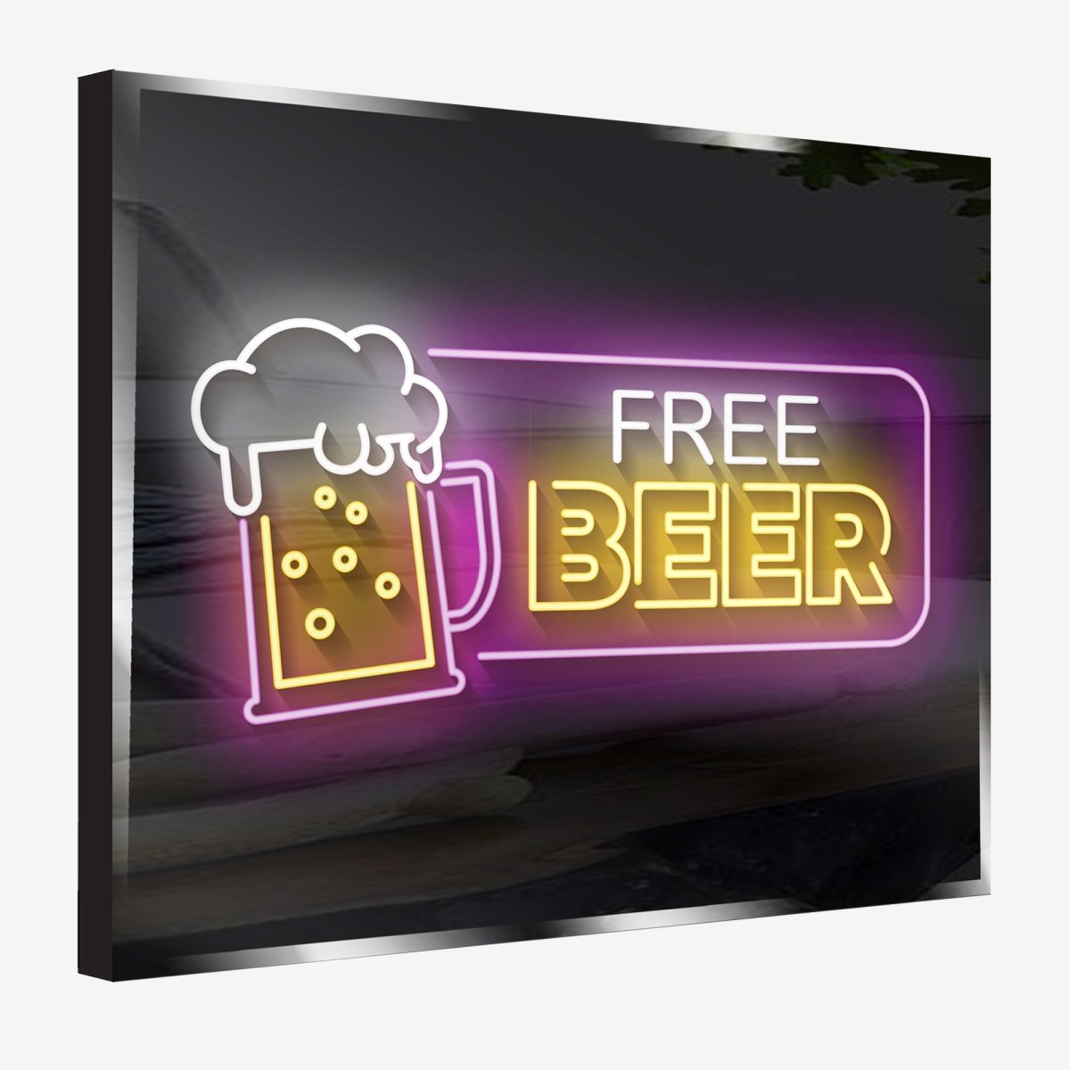 Personalized Neon Sign Free Beer - madaboutneon