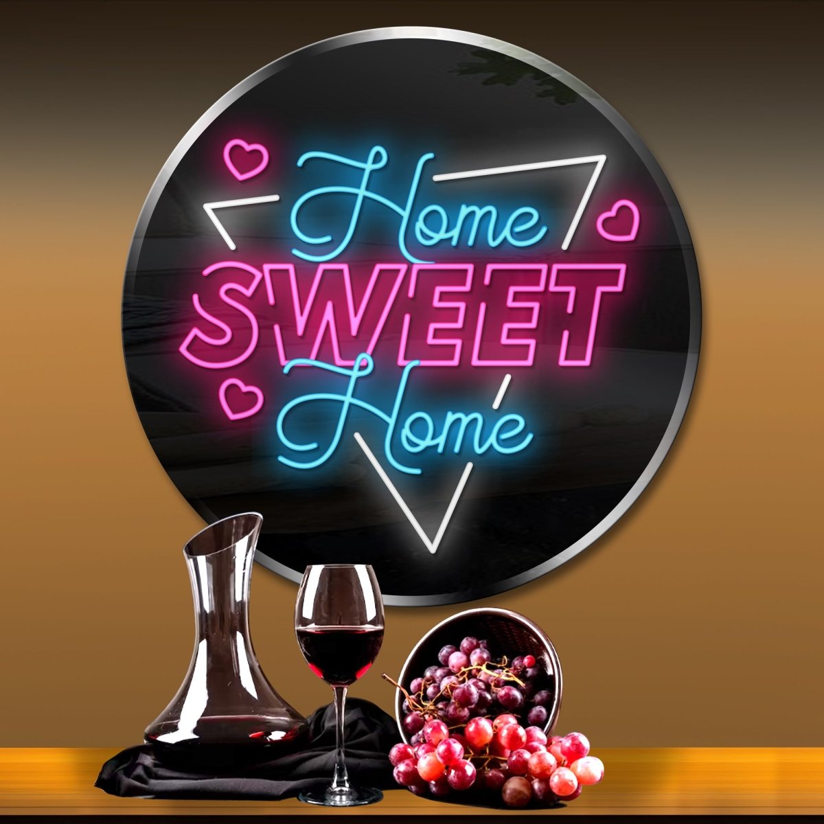Personalized Neon Sign Home Sweet Home - madaboutneon