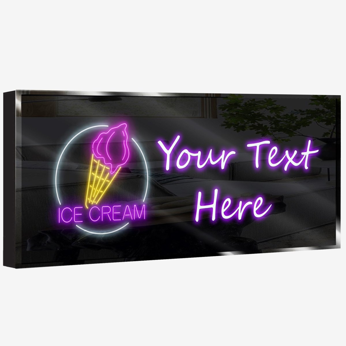 Personalized Neon Sign Ice Cream - madaboutneon
