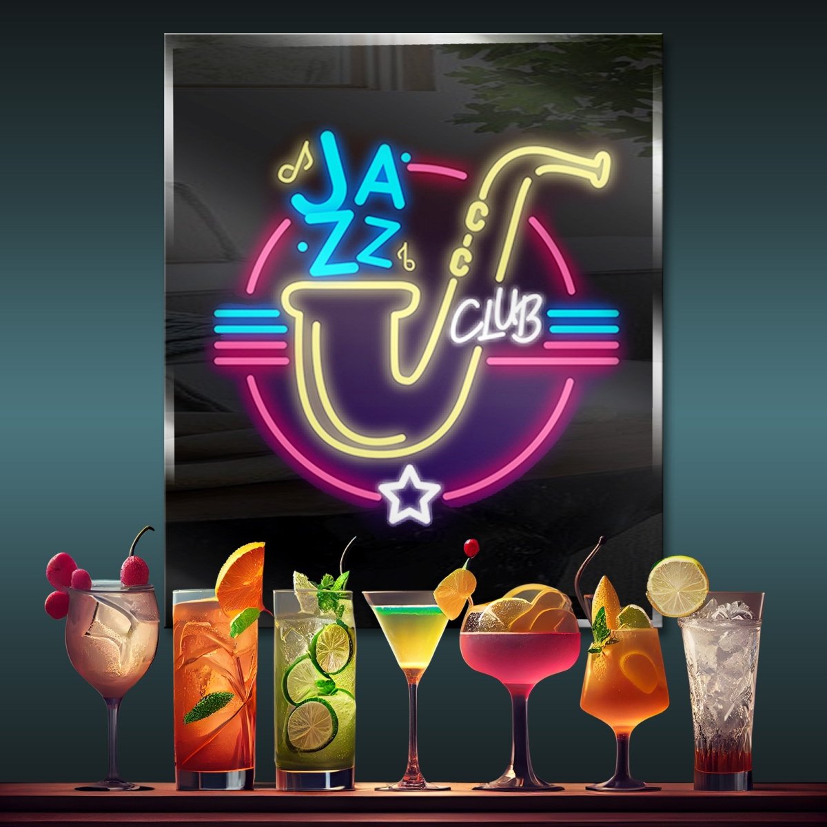 Personalized Neon Sign Jazz Club 4 - madaboutneon