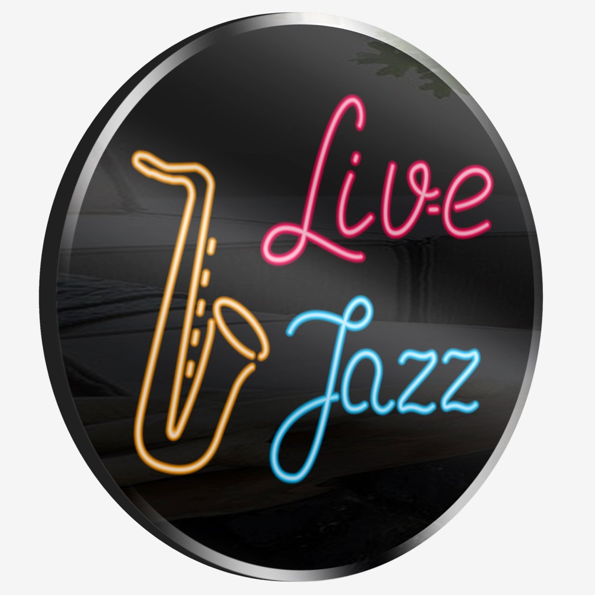 Personalized Neon Sign Live Jazz - madaboutneon