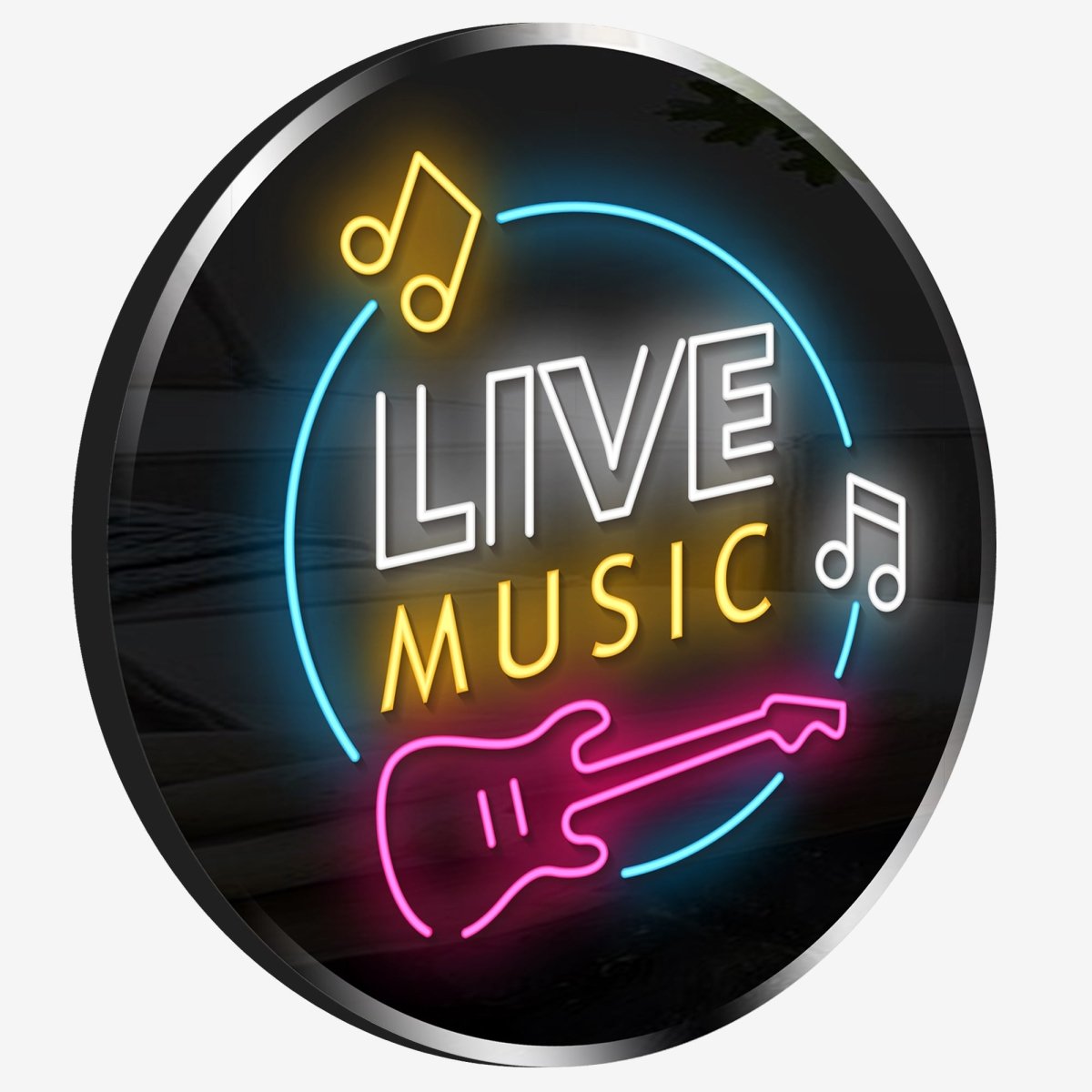Personalized Neon Sign Live Music - madaboutneon