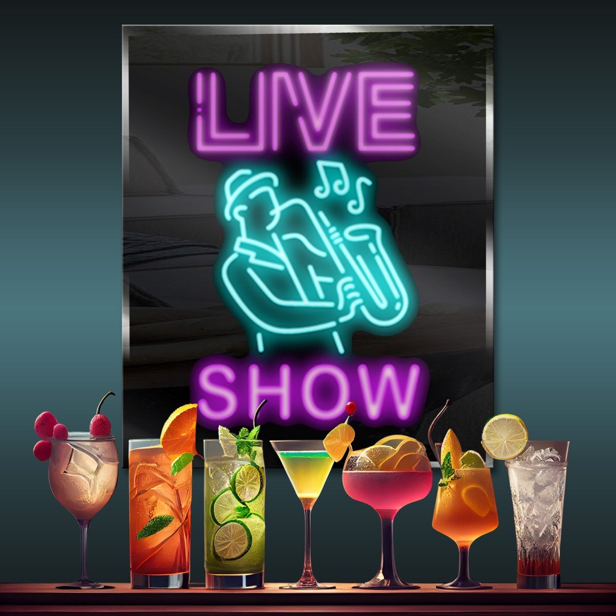 Personalized Neon Sign Live Show - madaboutneon
