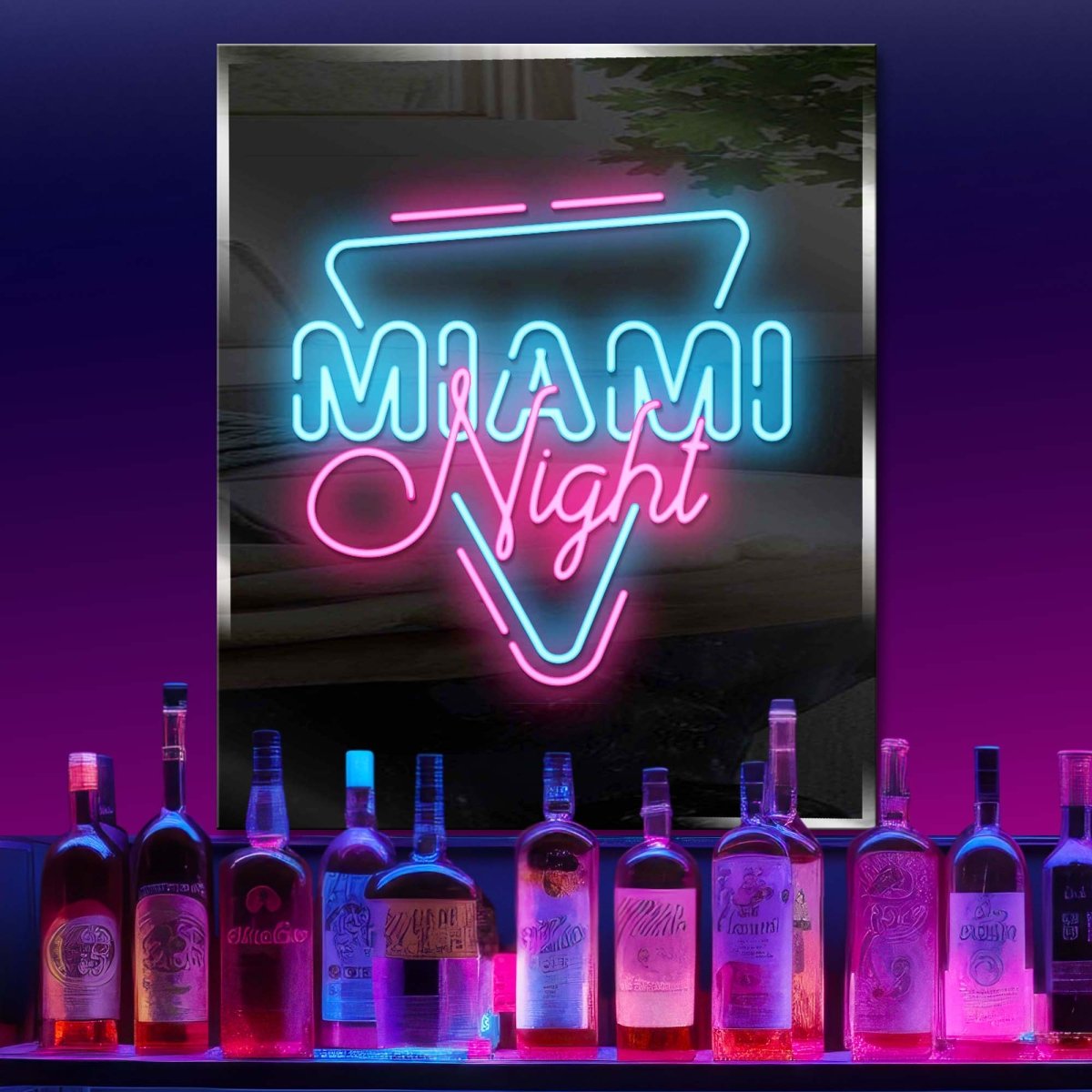 Personalized Neon Sign Miami Night - madaboutneon