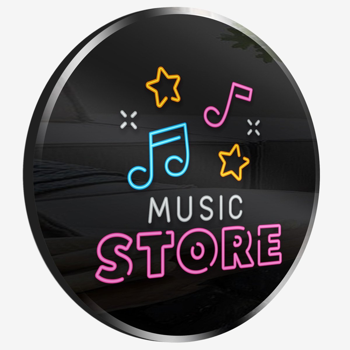 Personalized Neon Sign Music Store - madaboutneon