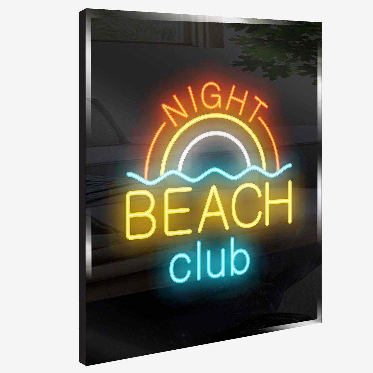 Personalized Neon Sign Night Beach Club - madaboutneon