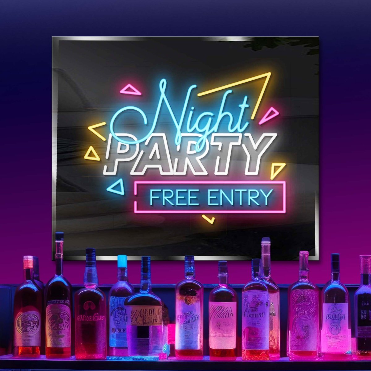 Personalized Neon Sign Night Party - madaboutneon