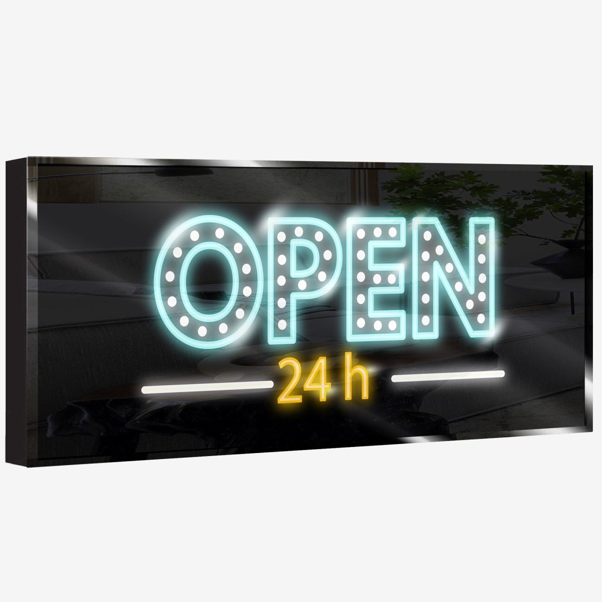 Personalized Neon Sign Open 24 Hours - madaboutneon