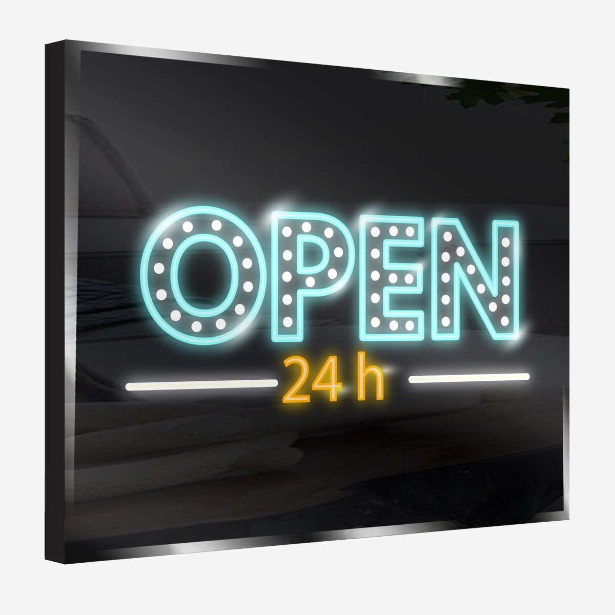 Personalized Neon Sign Open 24 Hours - madaboutneon