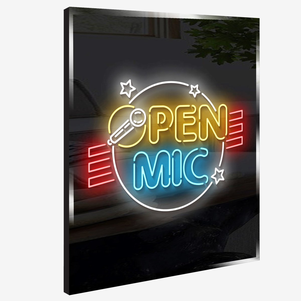 Personalized Neon Sign Open Mic - madaboutneon