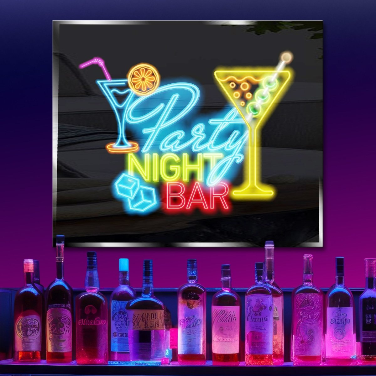 Personalized Neon Sign Party Night - madaboutneon