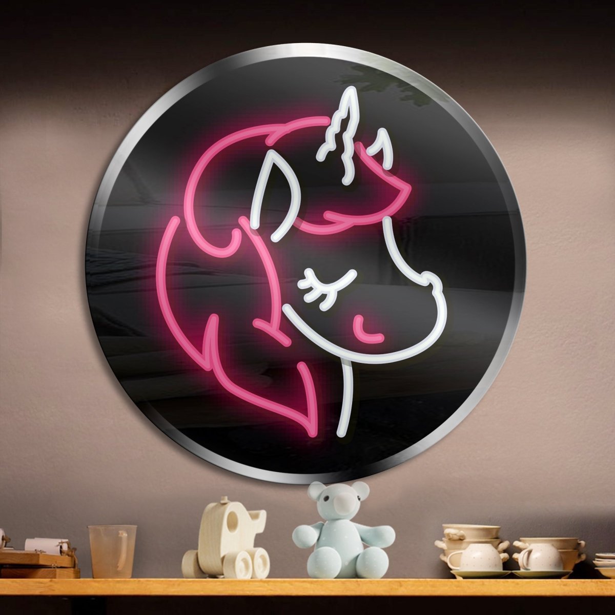 Personalized Neon Sign Pink Unicorn - madaboutneon