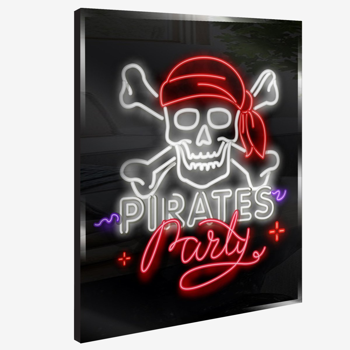Personalized Neon Sign Pirates Party - madaboutneon