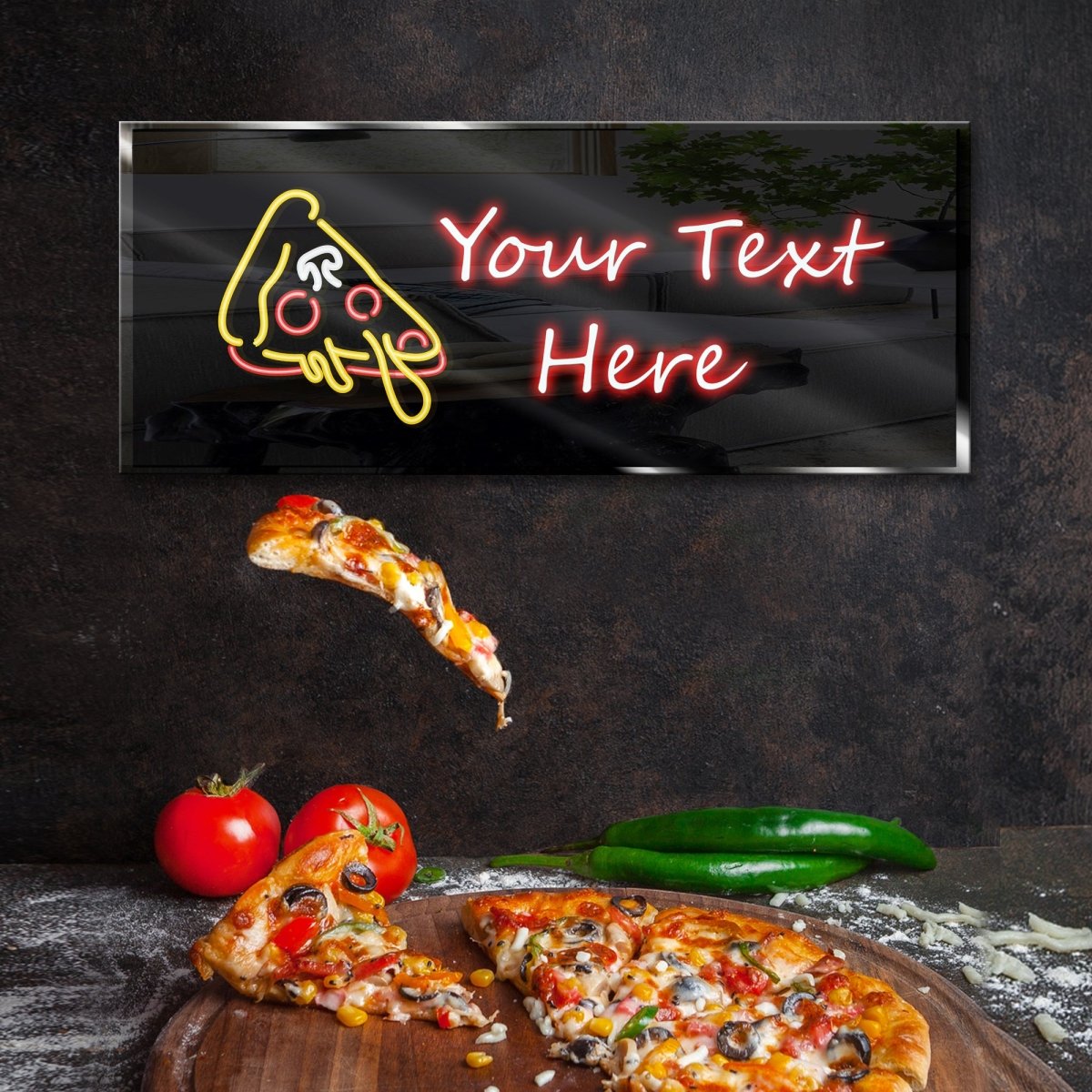 Personalized Neon Sign Pizza - madaboutneon
