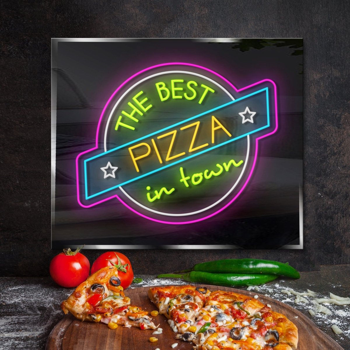 Personalized Neon Sign Pizza2 - madaboutneon