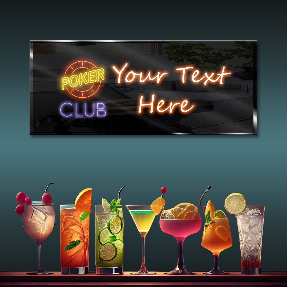 Personalized Neon Sign Poker 6 - madaboutneon