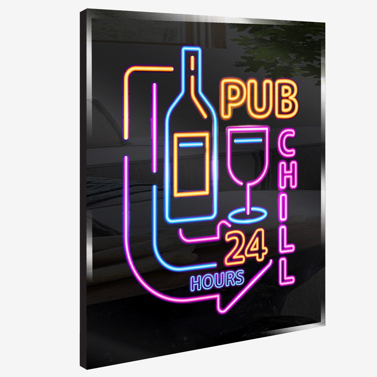 Personalized Neon Sign Pub Chill - madaboutneon