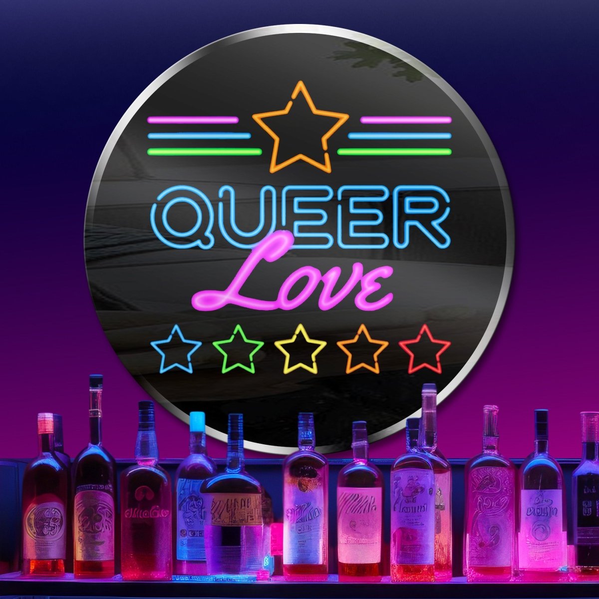 Personalized Neon Sign Queer Love - madaboutneon