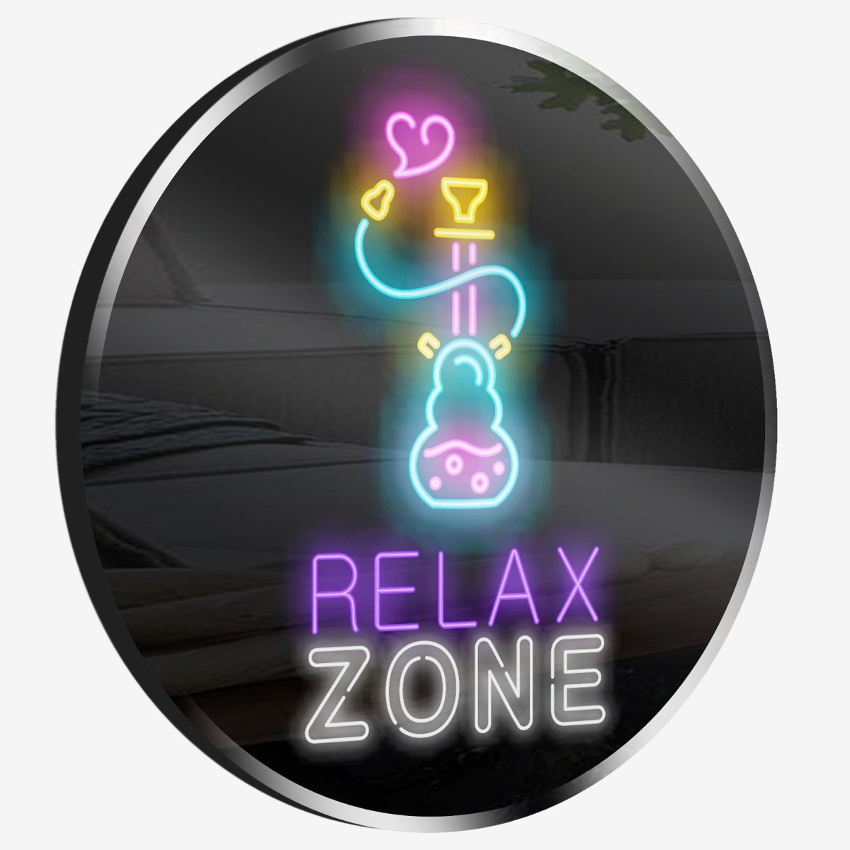 Personalized Neon Sign Relax Zone - madaboutneon