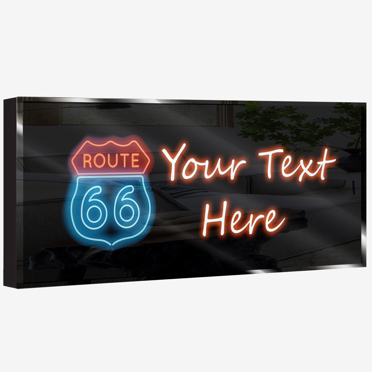 Personalized Neon Sign Route 66 - madaboutneon