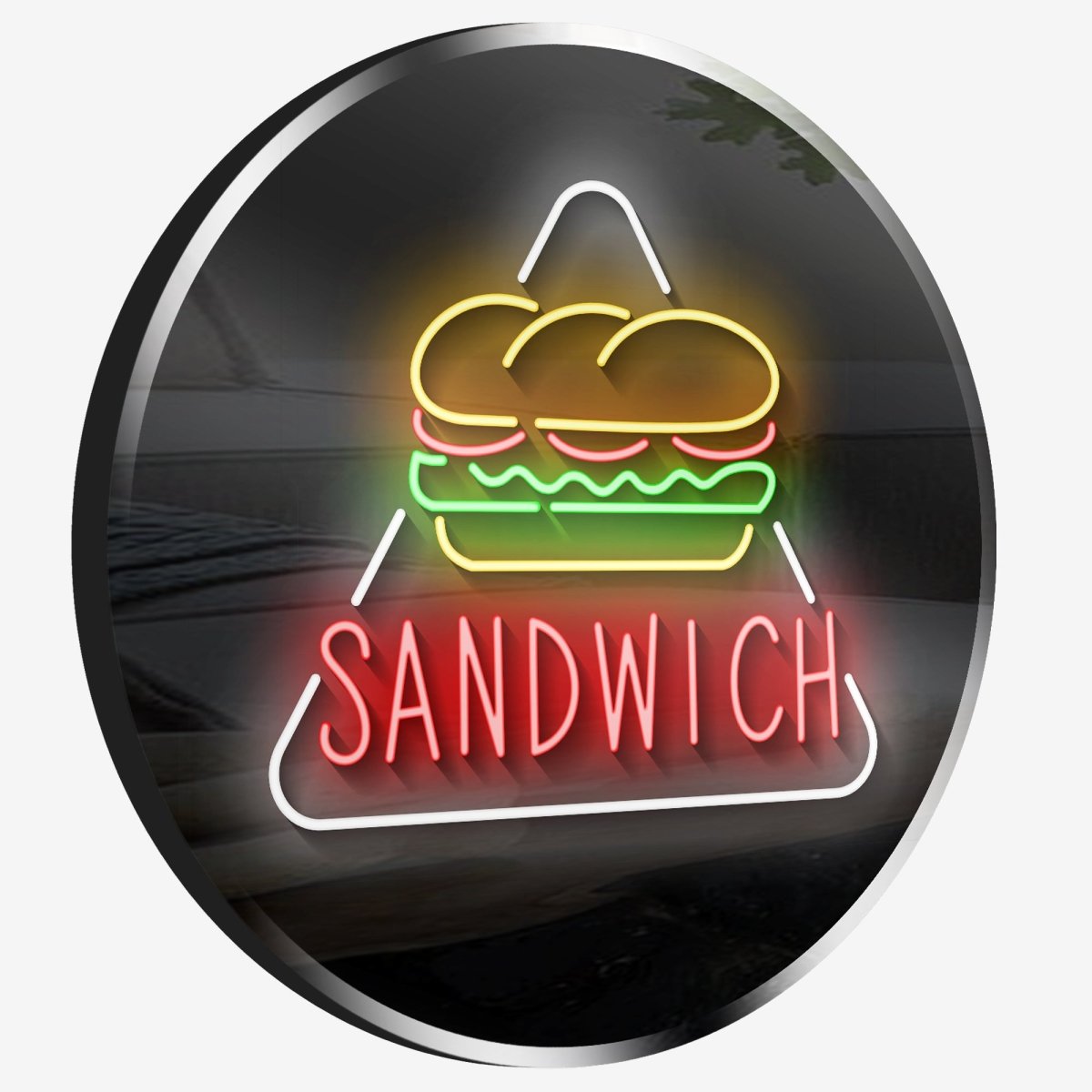 Personalized Neon Sign Sandwich - madaboutneon