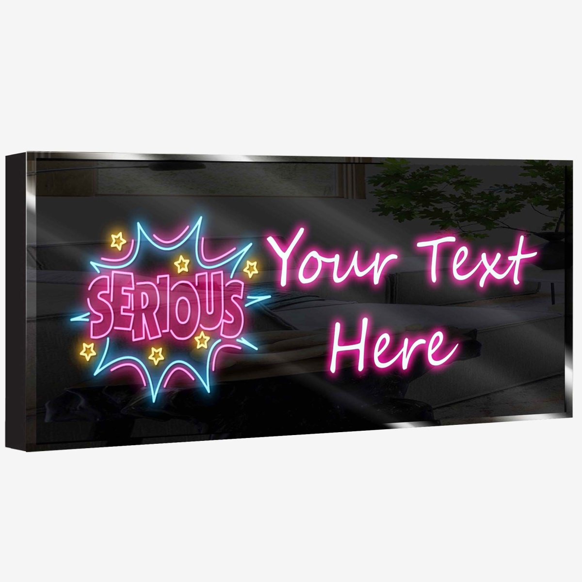 Personalized Neon Sign Serious - madaboutneon