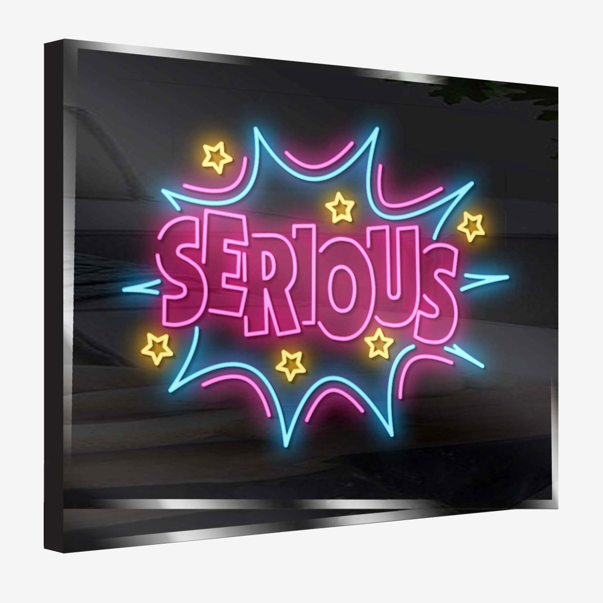 Personalized Neon Sign Serious - madaboutneon