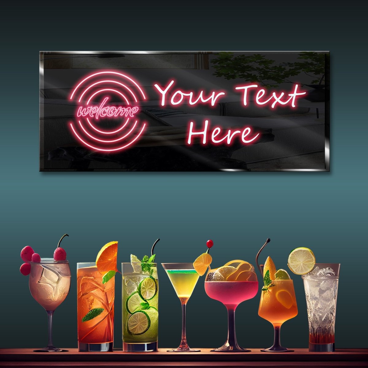 Personalized Neon Sign Welcome - madaboutneon