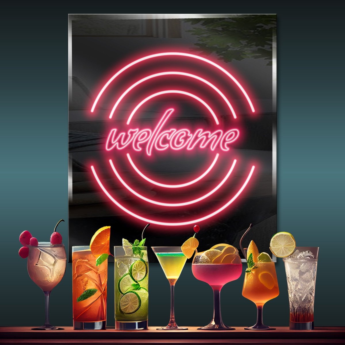 Personalized Neon Sign Welcome - madaboutneon