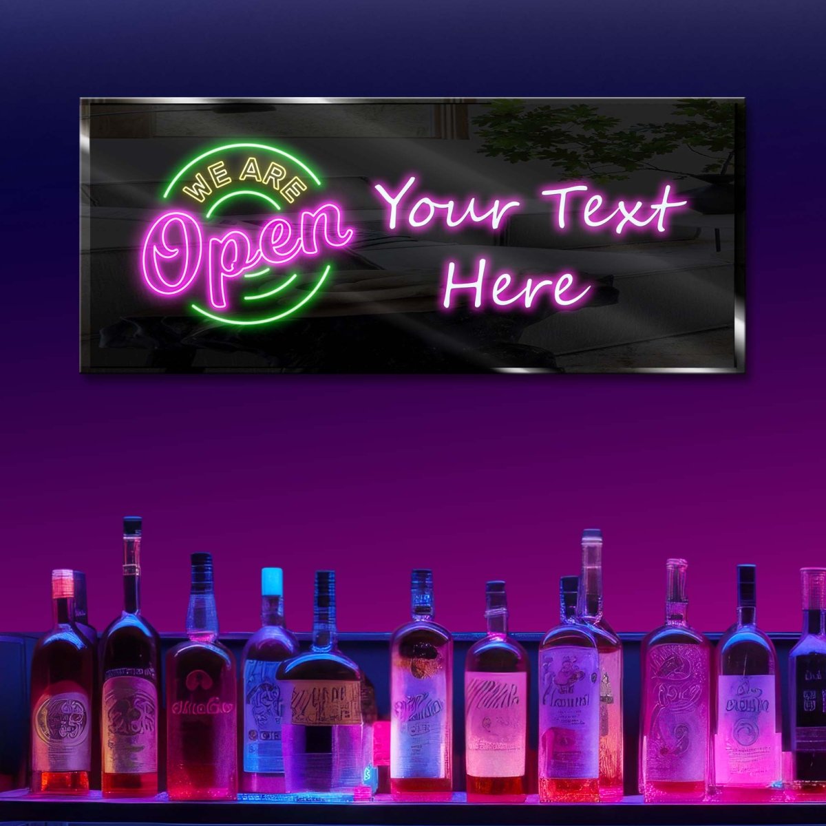 Personalized Neon Sign Were Open 10 - madaboutneon